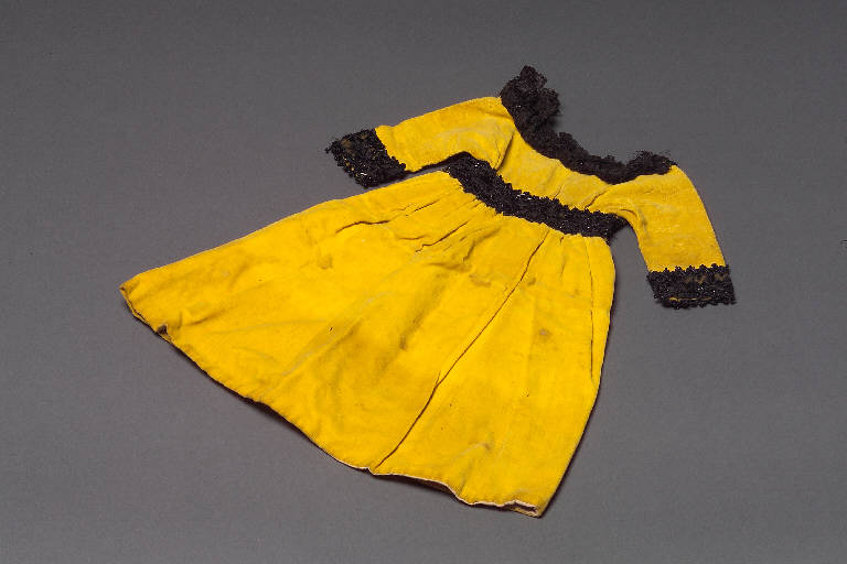 abito femminile di burattino - ambito emiliano (fine sec. XIX)