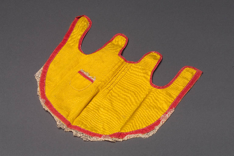 grembiule di burattino - ambito emiliano (fine sec. XIX)