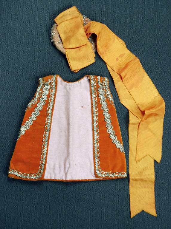 coordinato di burattino - manifattura emiliana (fine sec. XIX)