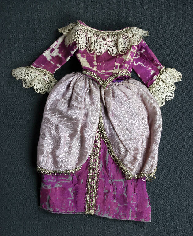 abito femminile di burattino - manifattura emiliana (fine sec. XIX)