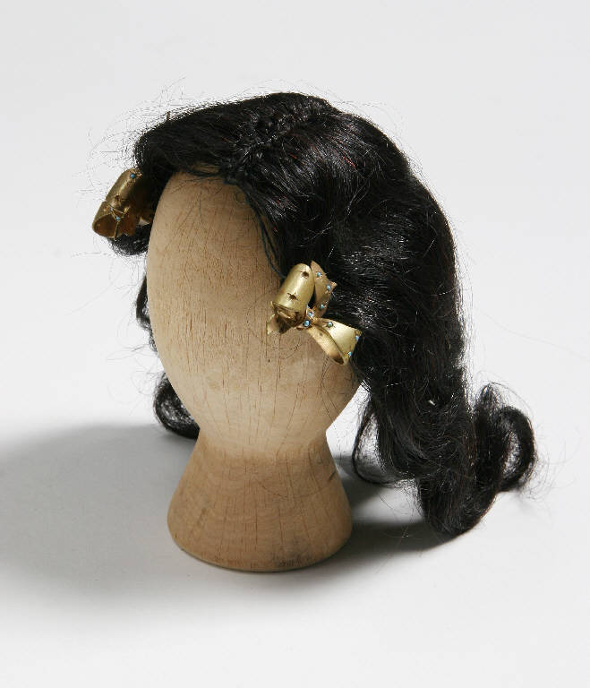 parrucca di burattino - manifattura emiliana (fine sec. XIX)