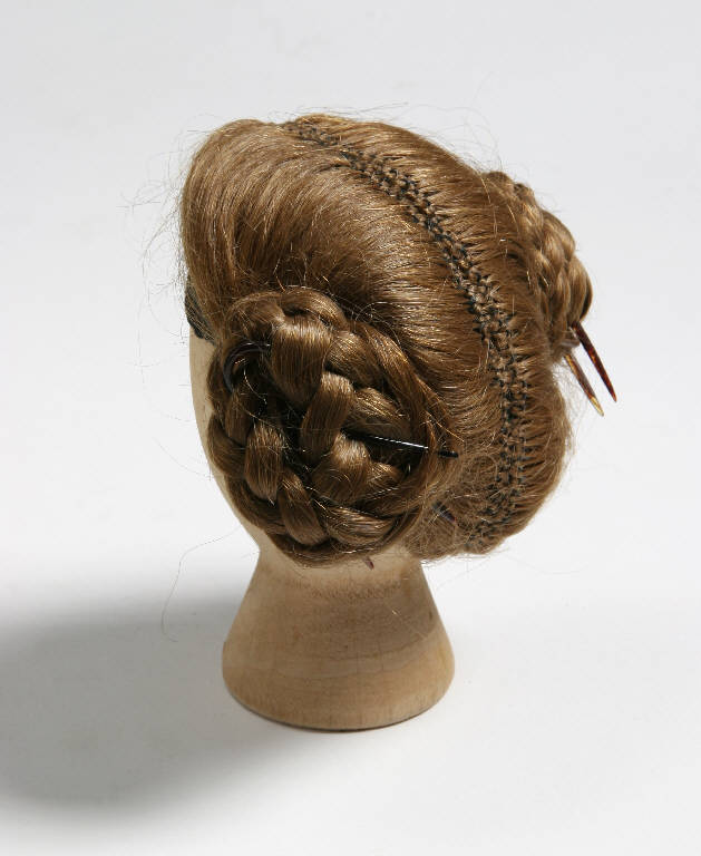 parrucca di burattino - manifattura emiliana (fine sec. XIX)