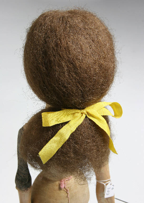 parrucca di burattino - manifattura emiliana (fine sec. XIX)