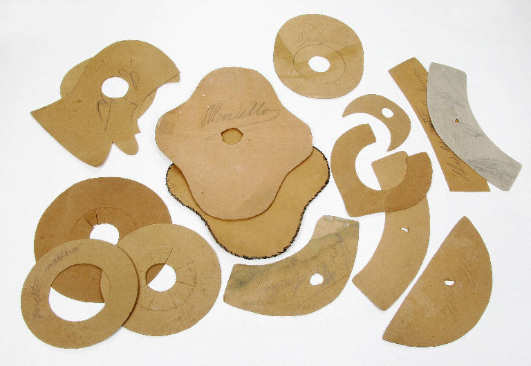 cartamodello - ambito emiliano (fine sec. XIX)