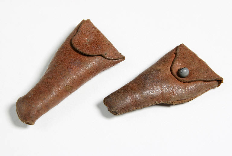 fodero di pistola di burattino - ambito emiliano (fine sec. XIX)