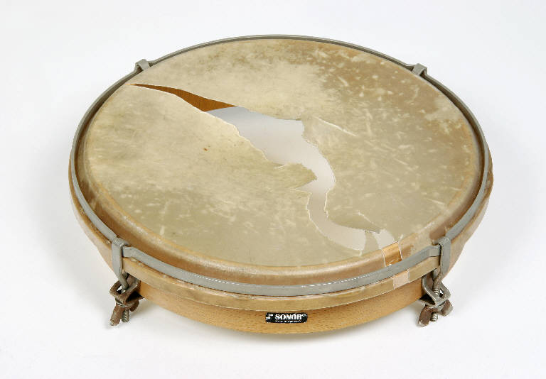 tamburello - fabbricazione tedesca (terzo quarto sec. XX)