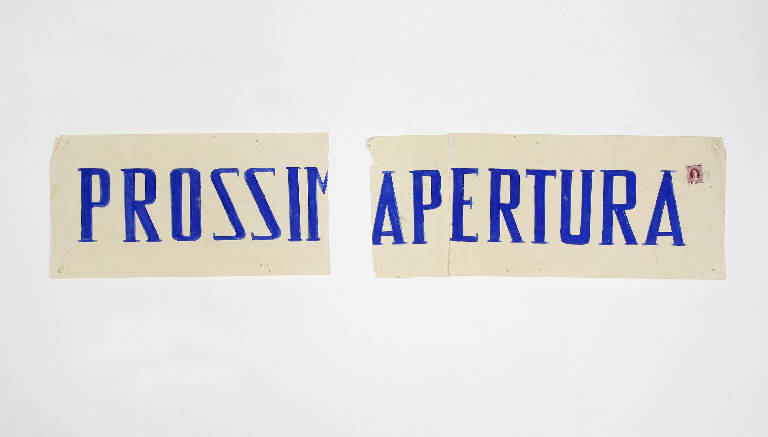 cartello - ambito emiliano (terzo quarto sec. XX)