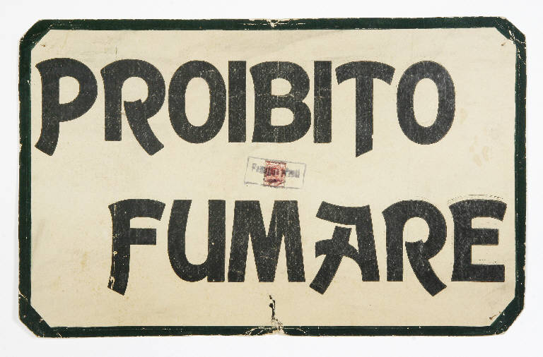 cartello - ambito emiliano (prima metà sec. XX)