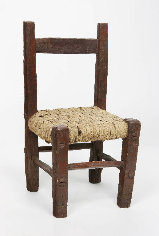 sedia di marionetta - ambito Italia settentrionale (seconda metà sec. XIX)