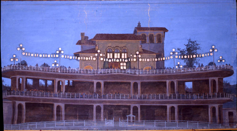 Poggio Diana (fondale) - ambito emiliano (fine sec. XIX)