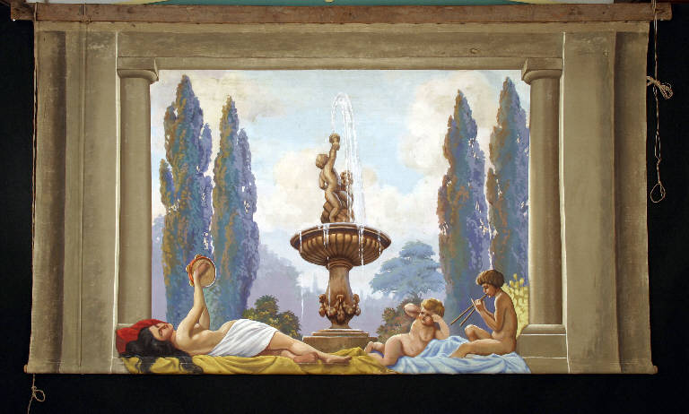 Musici (sipario) - ambito emiliano (fine sec. XIX)