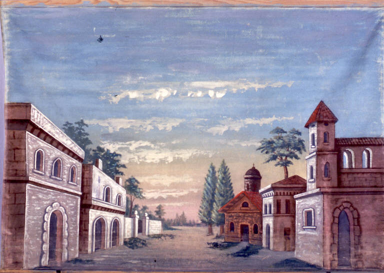 fondale - ambito emiliano (fine sec. XIX)