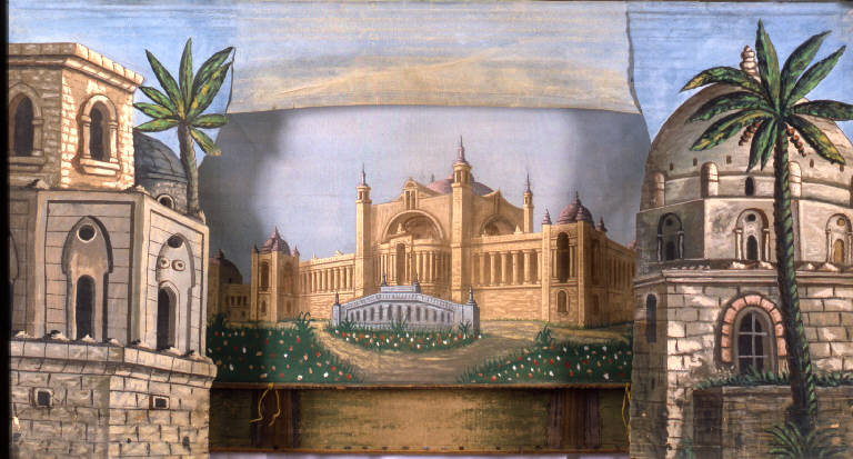 fondale - ambito emiliano (fine sec. XIX)