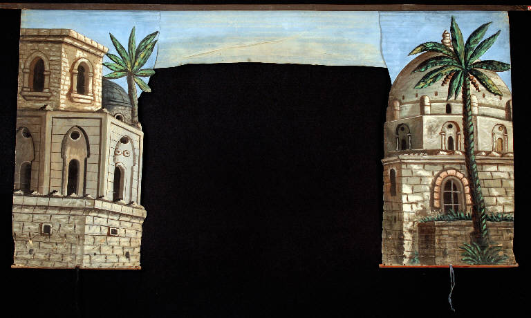 Paesaggio orientale (principale) - ambito emiliano (fine sec. XIX)