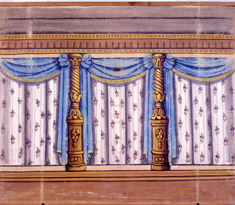 Interno (fondale) - ambito emiliano (fine sec. XIX)