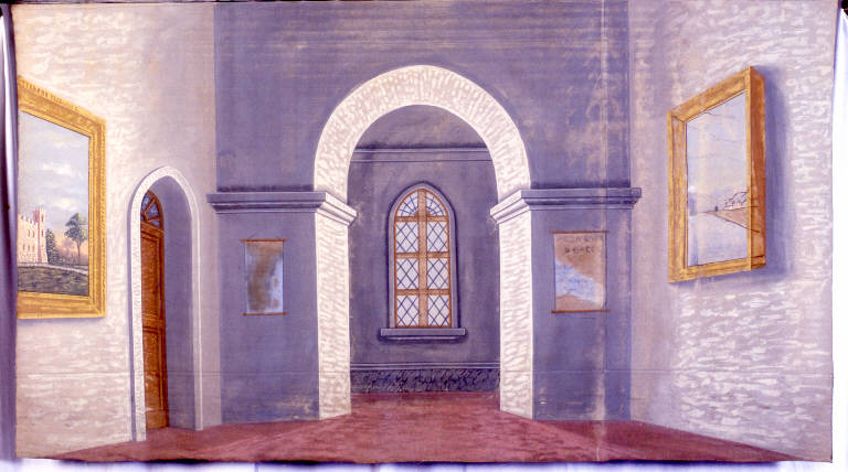 fondale - ambito emiliano (fine sec. XIX)