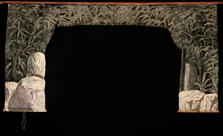 Paesaggio con alberi (principale) - ambito emiliano (fine sec. XIX)