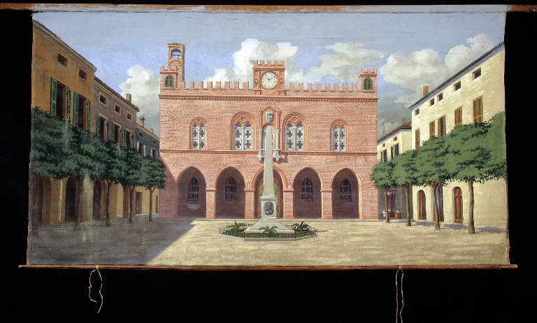 fondale - ambito emiliano (fine sec. XIX)