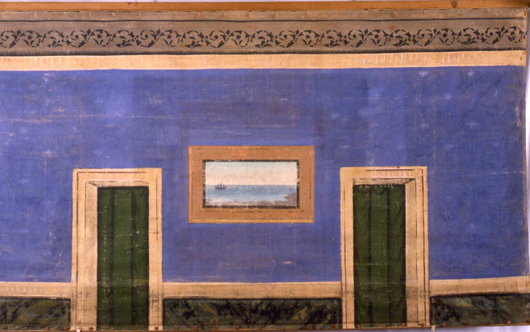 Interno (fondale) - ambito emiliano (fine sec. XIX)