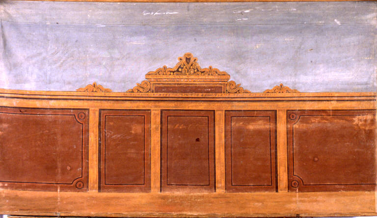 Interno (fondale) - ambito emiliano (fine sec. XIX)