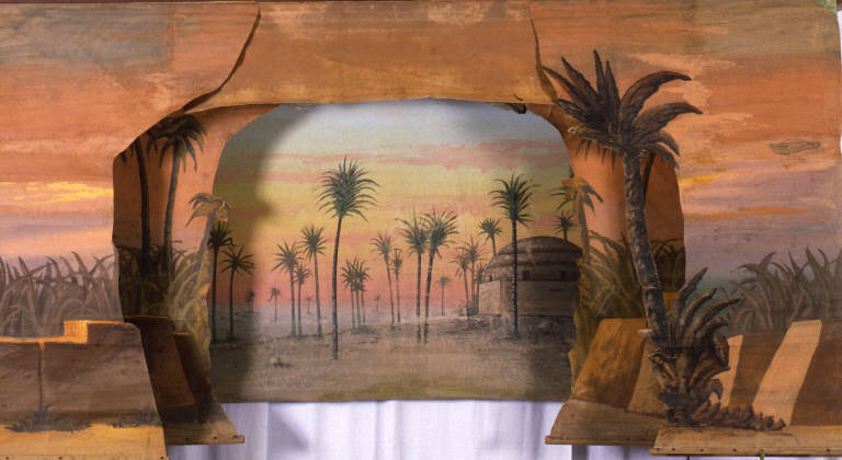 Paesaggio orientale (principale) - ambito emiliano (fine sec. XIX)