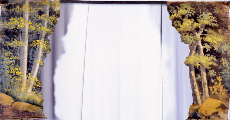 Paesaggio con alberi (principale) - ambito emiliano (fine sec. XIX)