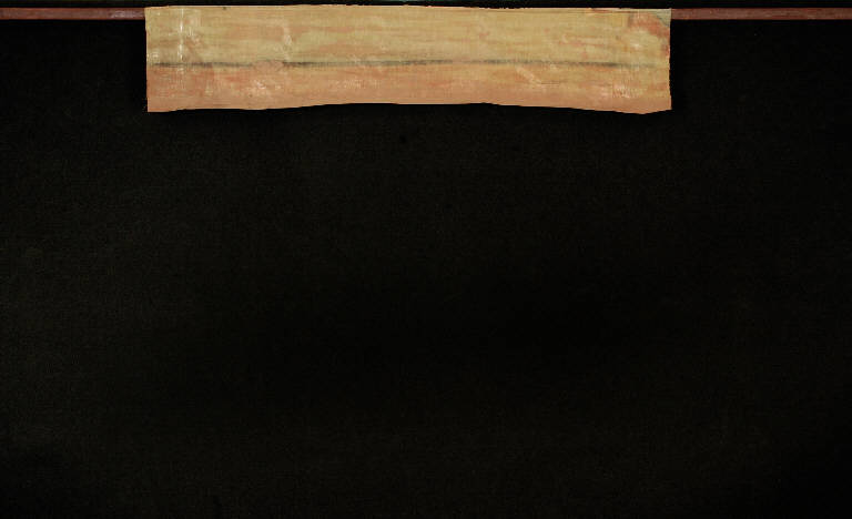 Motivi decorativi a finti tendaggi (mantovana) - ambito emiliano (fine sec. XIX)