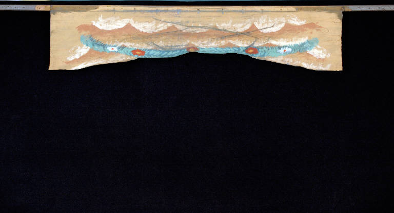 Motivi decorativi a festoni (mantovana) - ambito emiliano (fine sec. XIX)