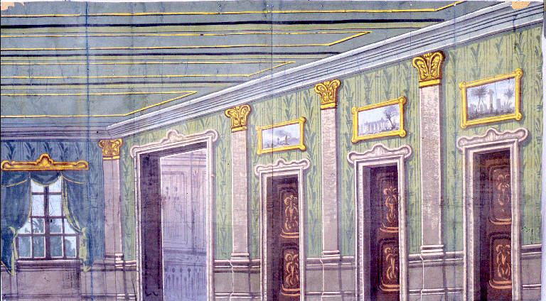 Interno (fondale) - ambito Italia settentrionale (fine sec. XIX)