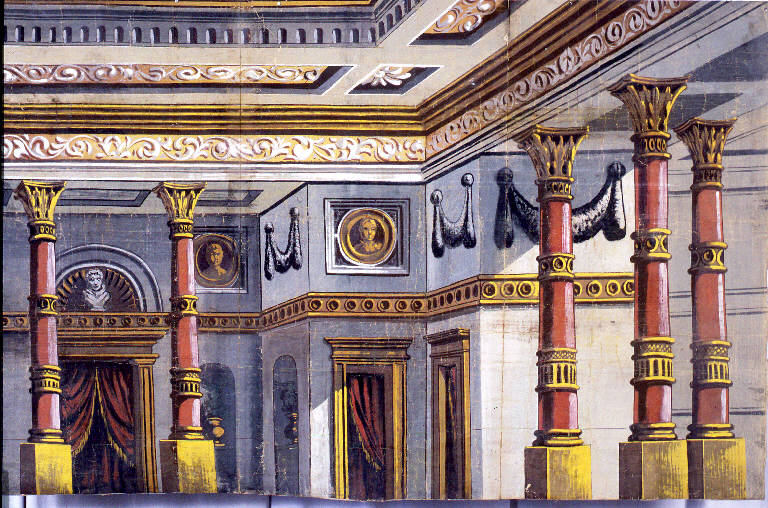 Interno (fondale) - ambito Italia settentrionale (fine sec. XIX)