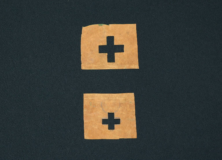 Croce (cartone per trasposizione) - ambito emiliano (fine sec. XIX)