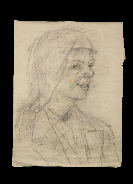 Sgorghìguelo (disegno preparatorio) - ambito emiliano (fine sec. XIX)