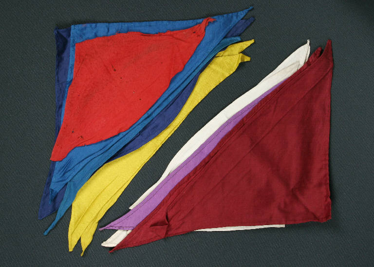 foulard di burattino - ambito emiliano (fine sec. XIX)