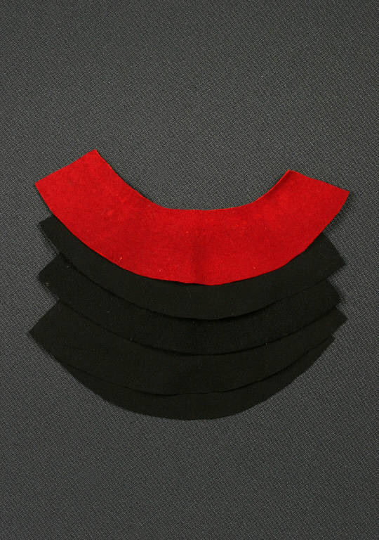 colletto di burattino - ambito emiliano (fine sec. XIX)