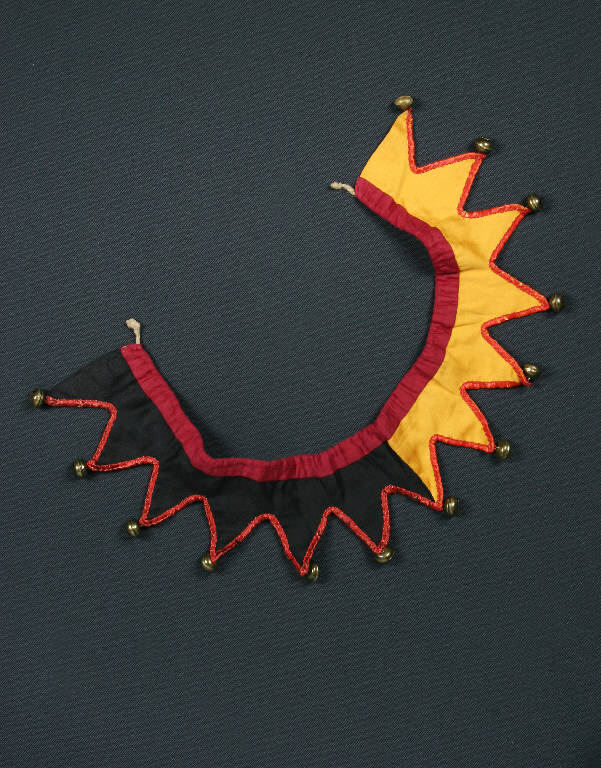 gorgiera di burattino - ambito emiliano (fine sec. XIX)