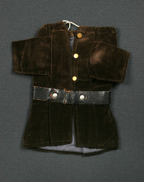 abito maschile di burattino - ambito emiliano (fine sec. XIX)