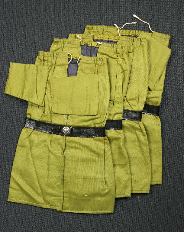 abito maschile di burattino - ambito emiliano (fine sec. XIX)