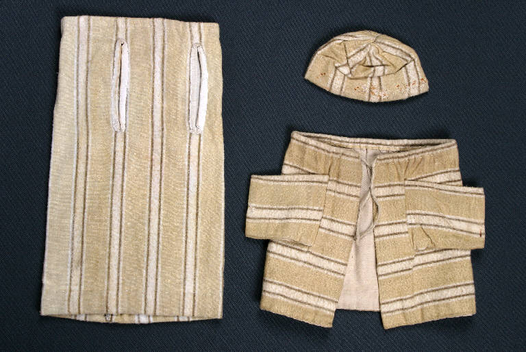 Galeotto (abito maschile di burattino) - ambito emiliano (fine sec. XIX)