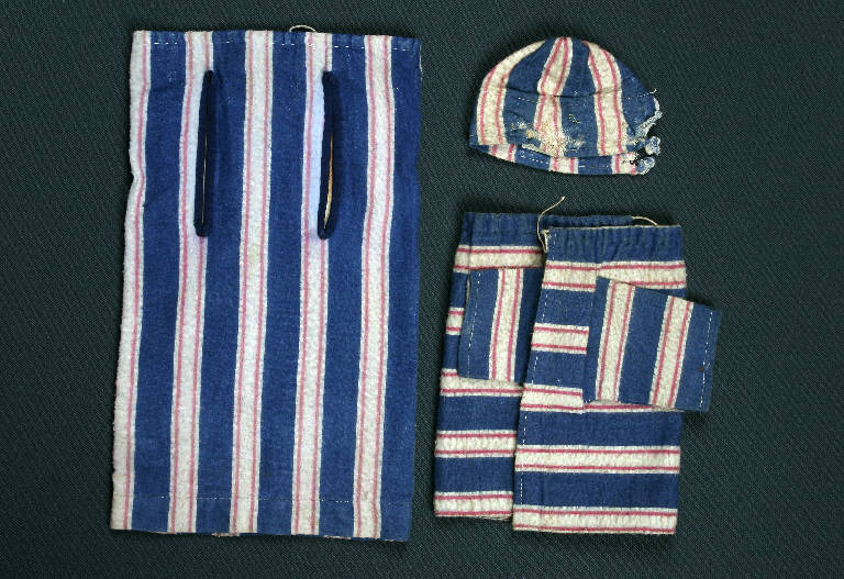 Galeotto (abito maschile di burattino) - ambito emiliano (fine sec. XIX)