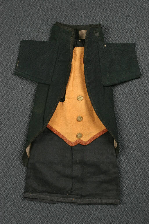 abito maschile di burattino - ambito emiliano (fine sec. XIX)