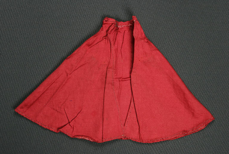 mantello di burattino - ambito emiliano (fine sec. XIX)