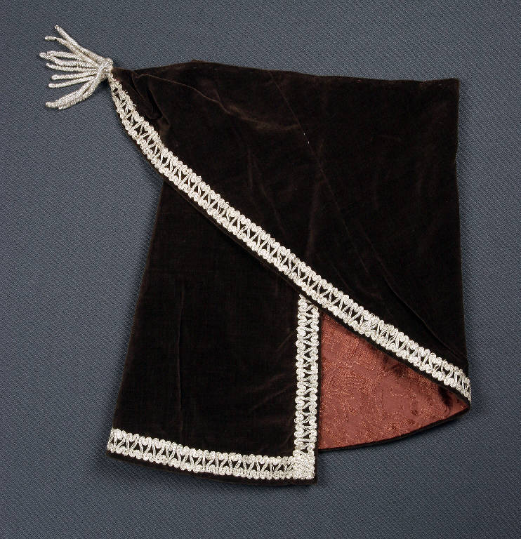 mantello di burattino - ambito emiliano (fine sec. XIX)