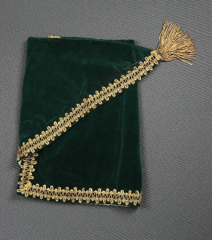 mantello di burattino - ambito emiliano (fine sec. XIX)