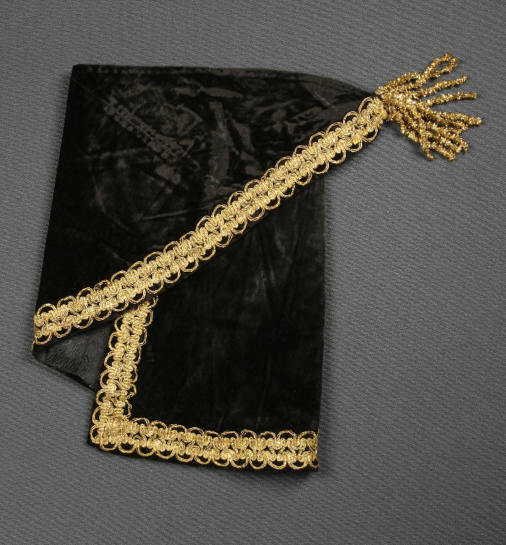 mantello di burattino - ambito emiliano (fine sec. XIX)