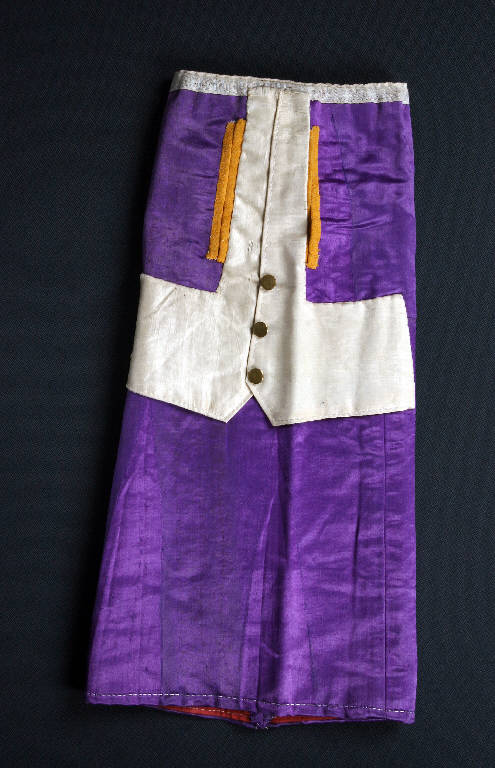 veste di burattino - ambito emiliano (fine sec. XIX)