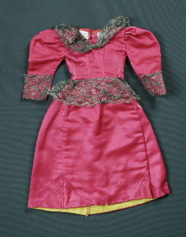 abito femminile di burattino - manifattura emiliana (fine sec. XIX)