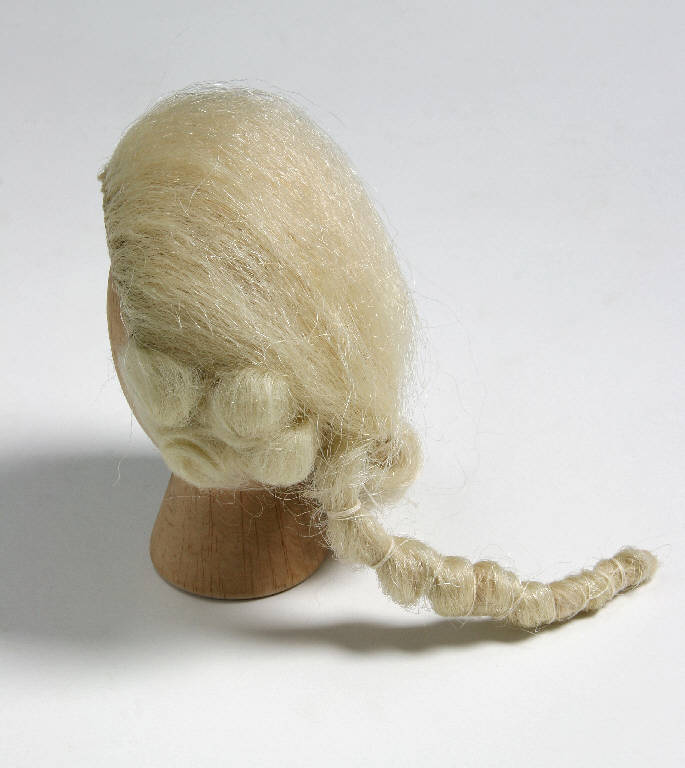 parrucca di burattino - manifattura emiliana (fine sec. XIX)