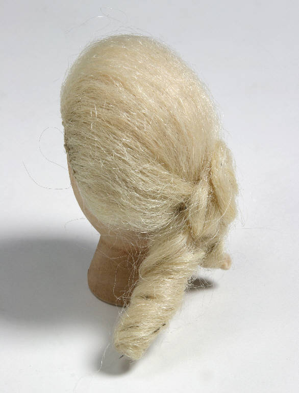 parrucca di burattino - manifattura emiliana (fine sec. XIX)