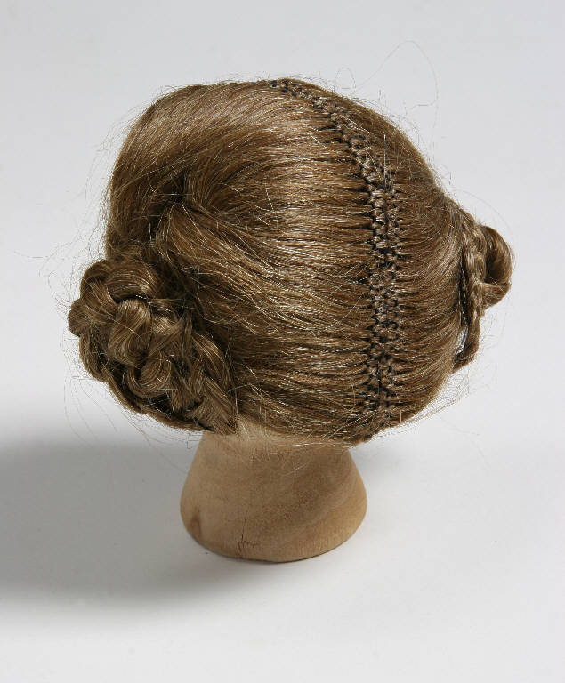 parrucca di burattino - manifattura emiliana (fine sec. XIX)