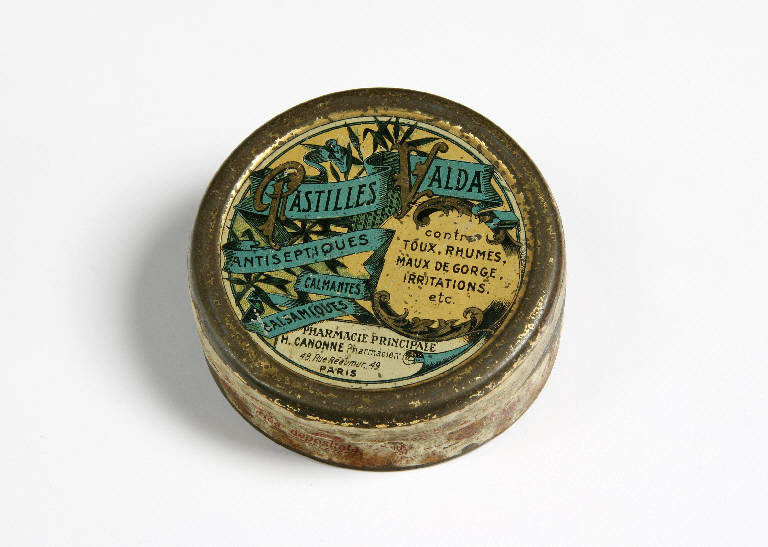 scatola con bottoni - ambito emiliano (fine sec. XIX)